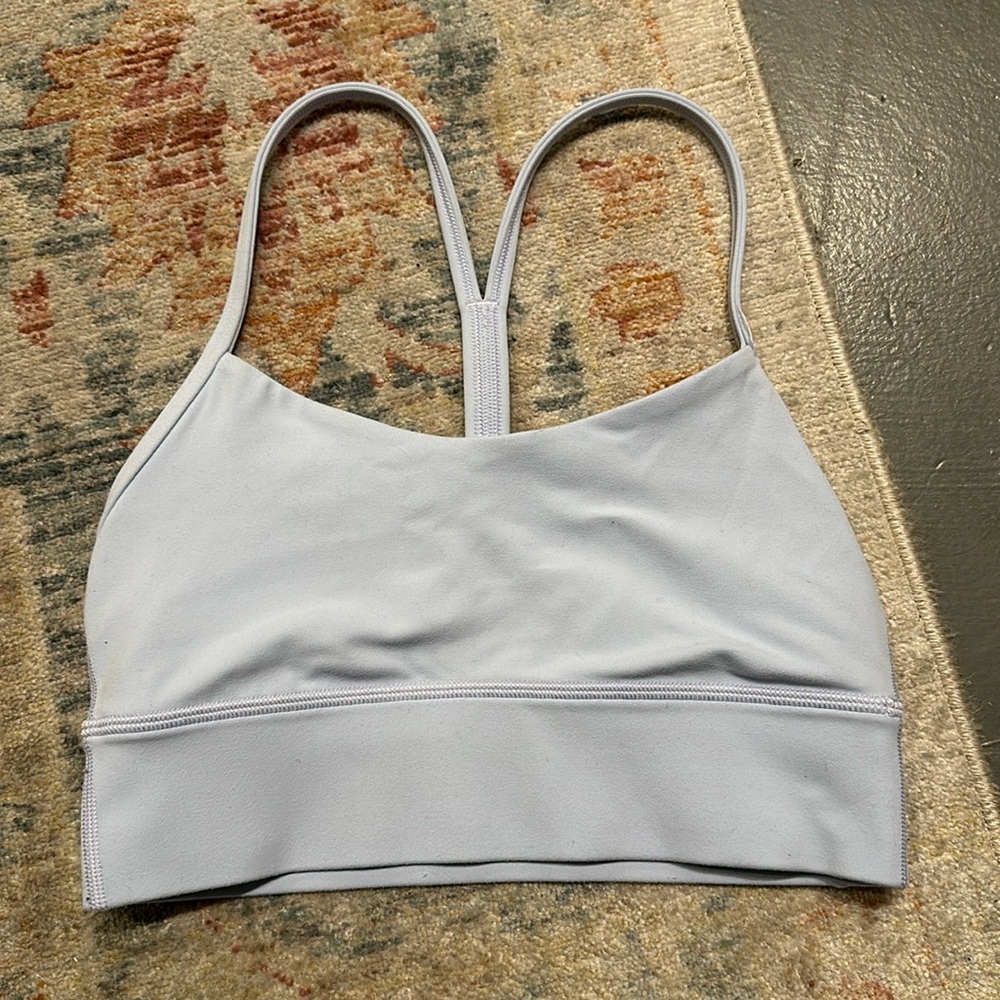 Lululemon flow y, lavender sports bra